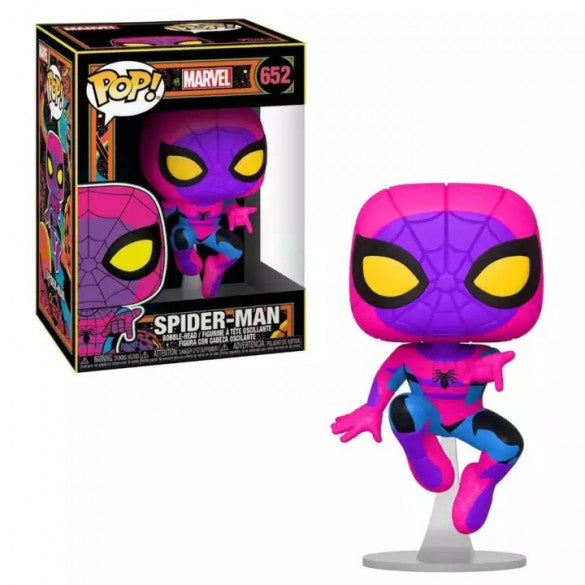 Black light spider man Funko Pop hotsell