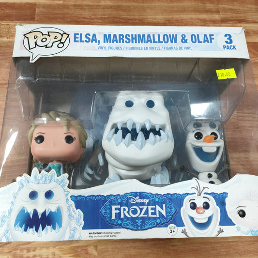 Elsa, Marshmallow & Olaf - Frozen - 3 Pack