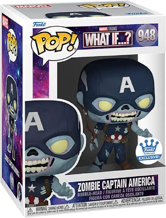 Marvel - What If Zombie Captain America 948 - Exclusive Bobblehead